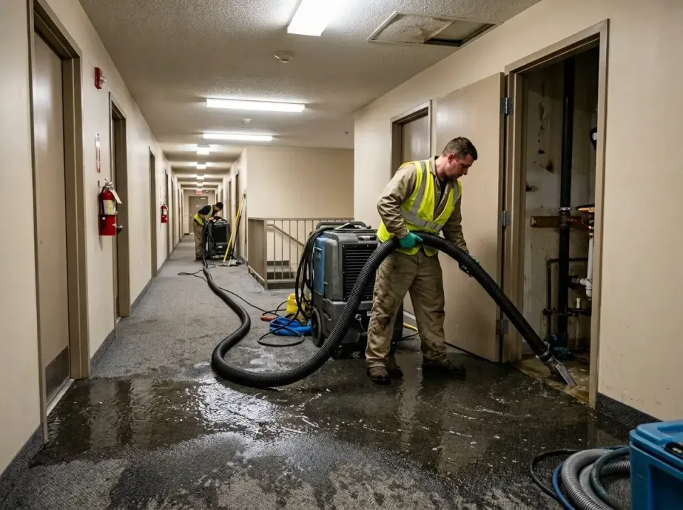 multi-unit-apartment-hallway-f-005 — frequently asked questions, Emergency Burst Pipe Water Extraction & Removal in White Ri…